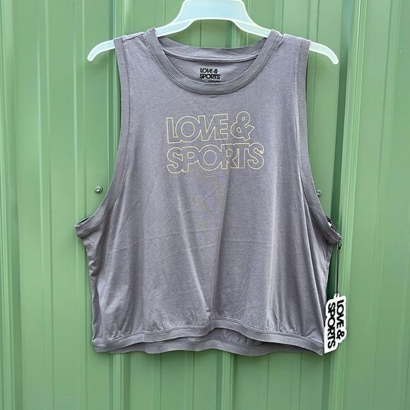 Women’s Plus Logo Muscle Tank Top Shirt Active Workout 2-Pack Size XXXL (22) - Picture 2 of 13